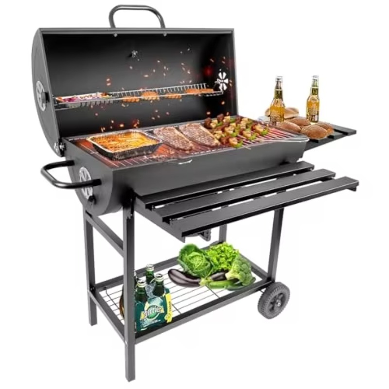 Electric Smoker Bbq - 3-in-1 Smokeless Iron BBQ Grill Vertical