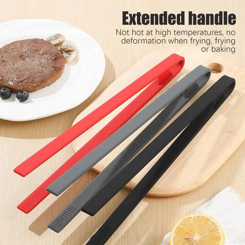 Bread Maker Machine - Silicone Trivet Tongs BBQ Kitchen Tongs