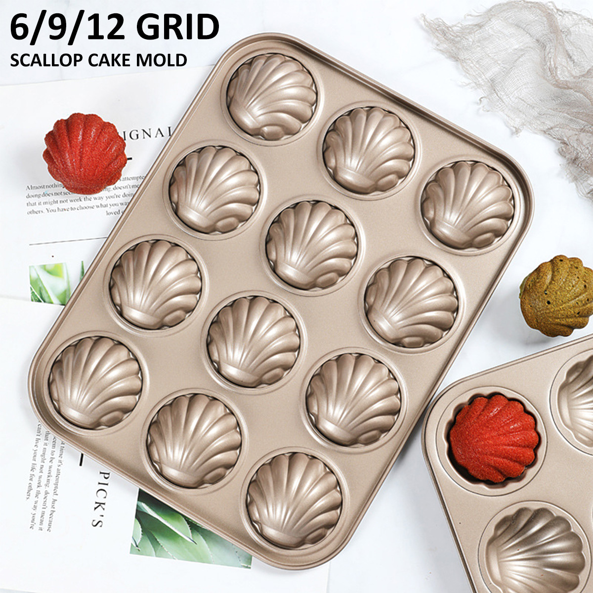 Kitchen Appliances Baking - Madeleine Mold Shell Shape Baking Mold
