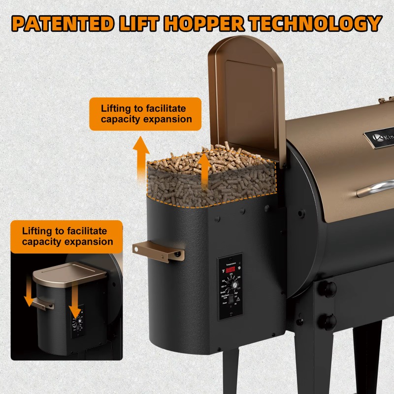 BBQ Portable Foldable Pellet G - огляд і ціна Electric Smoker Bbq