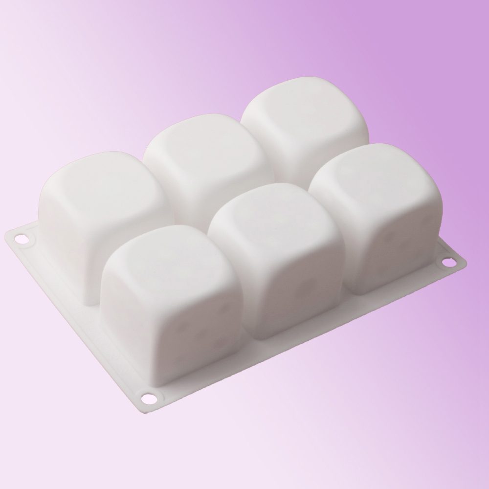 6-Cell Cube Mousse Cake Mould  - огляд і ціна Kitchen Appliances Baking