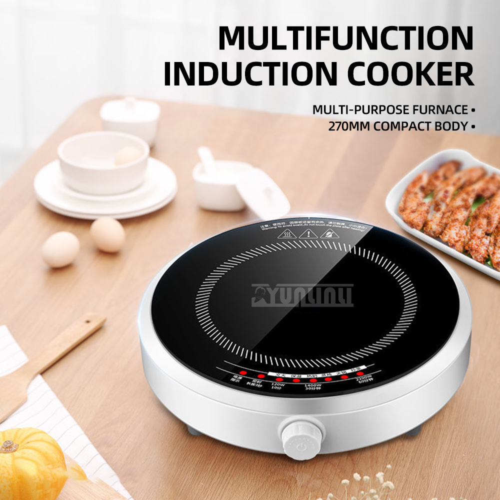Round Smart Induction Cooker H - огляд і ціна Induction Cooktop Portable