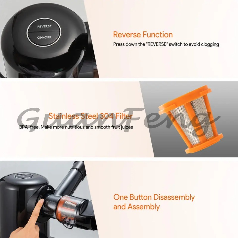 Cold Press Slow Juicer Electri - огляд і ціна Juicer Cold Press Slow