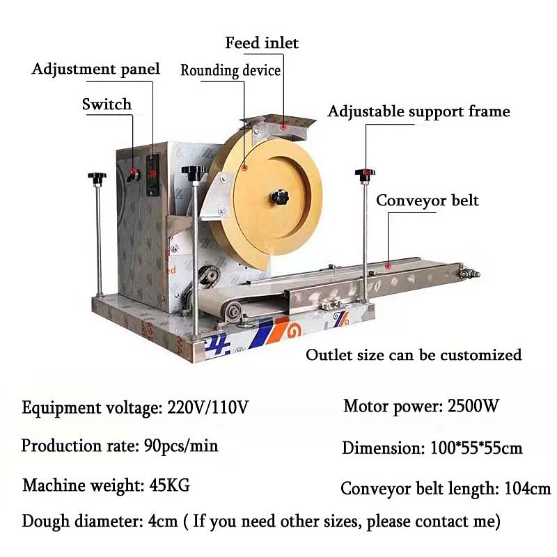 Automatic Dough Ball Maker Piz - огляд і ціна Bread Maker Machine