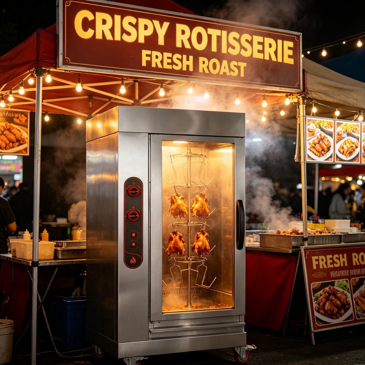 Electric Gas Rotisserie Smoker - огляд і ціна Electric Smoker Bbq
