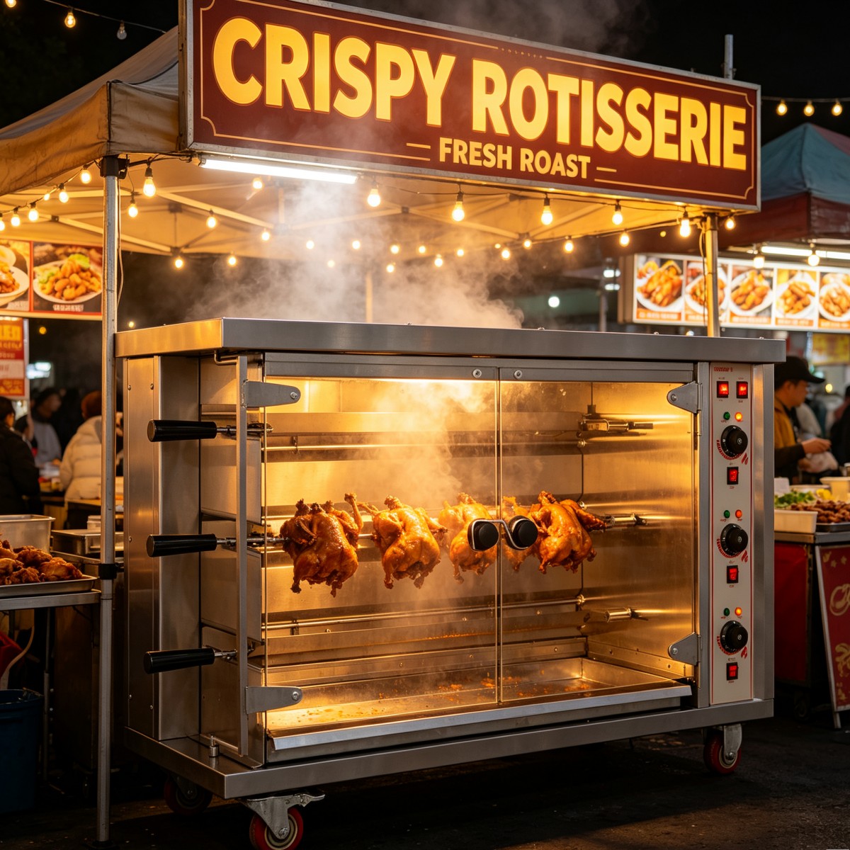 Electric Gas Rotisserie Smoker - огляд і ціна Electric Smoker Bbq