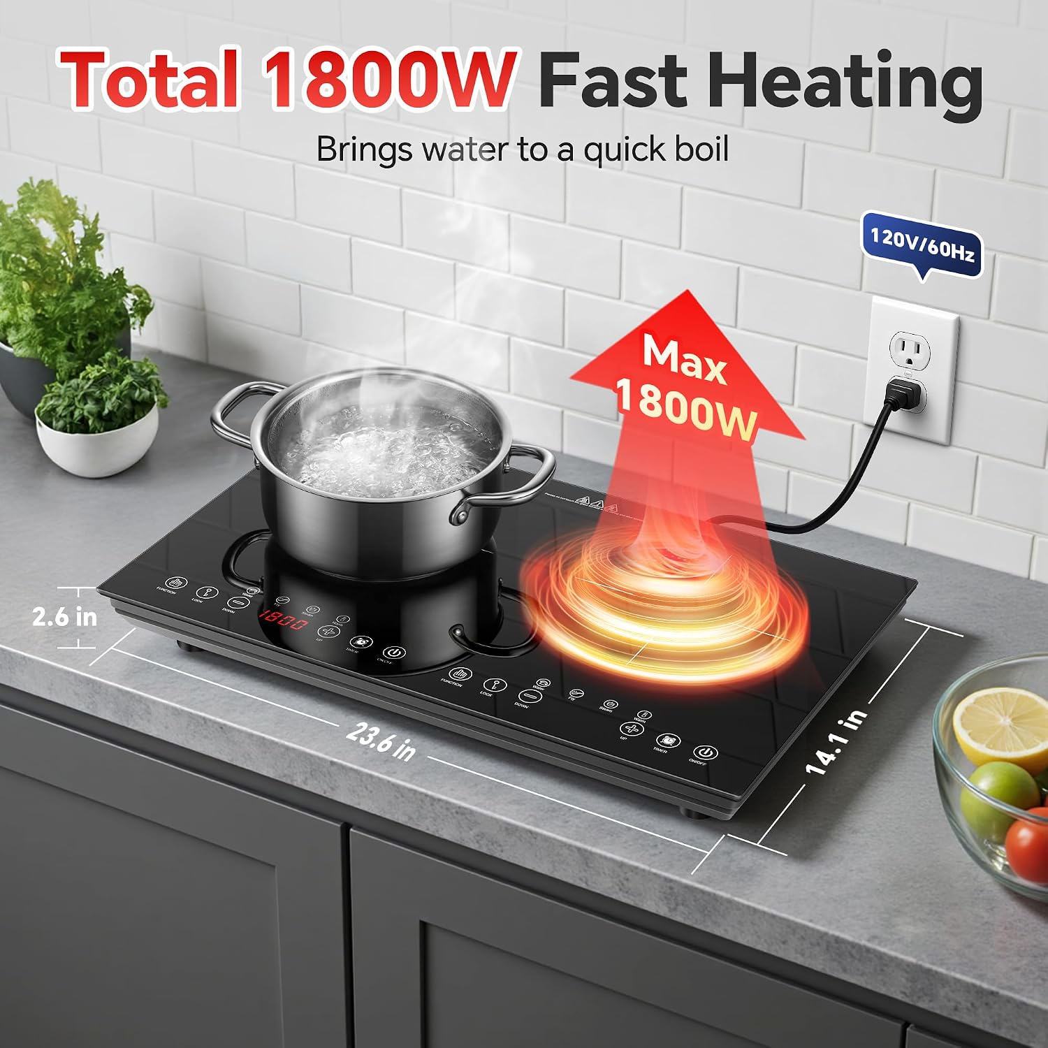 Portable Induction Cooktop 2 B - огляд і ціна Induction Cooktop Portable