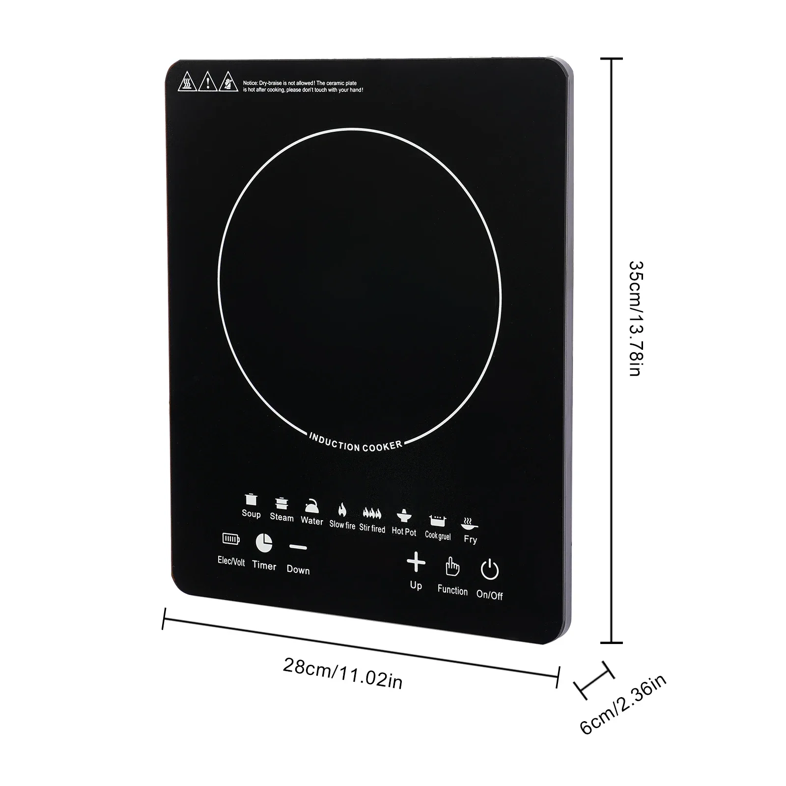 750W Smart Portable Induction  - огляд і ціна Induction Cooktop Portable