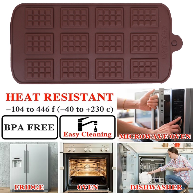 Silicone Chocolate Mold 12 Eve - огляд і ціна Kitchen Appliances Baking