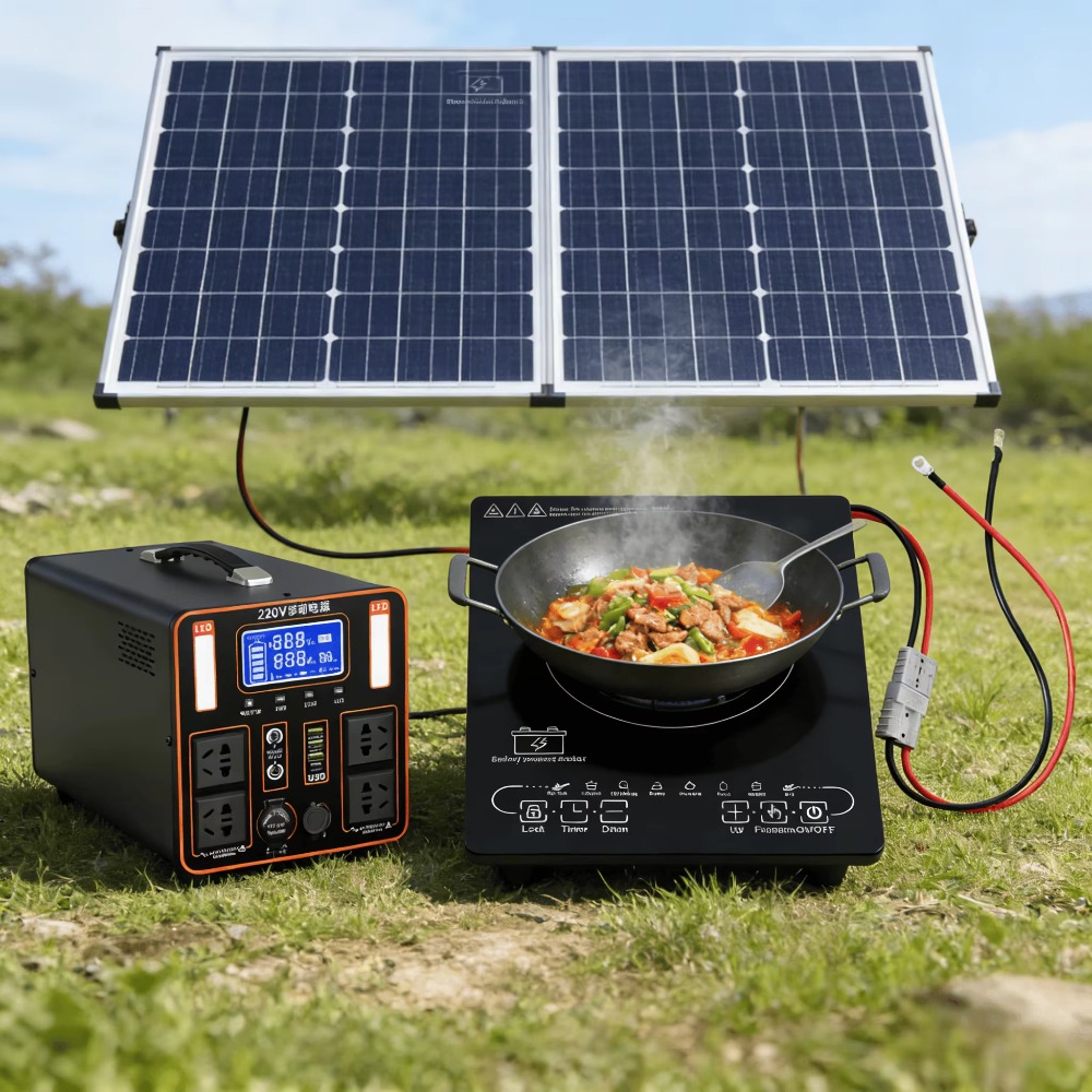 24V/48V Solar DC Induction Coo - огляд і ціна Induction Cooktop Portable