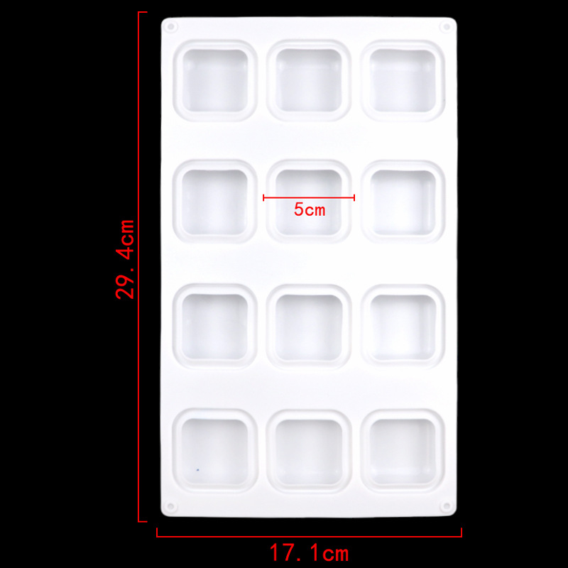 12-Cavity Square Pillow Silico - огляд і ціна Kitchen Appliances Baking