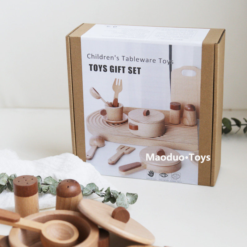 Maoduo Toys Beech Wooden Kids  - огляд і ціна Kitchen Appliances Set
