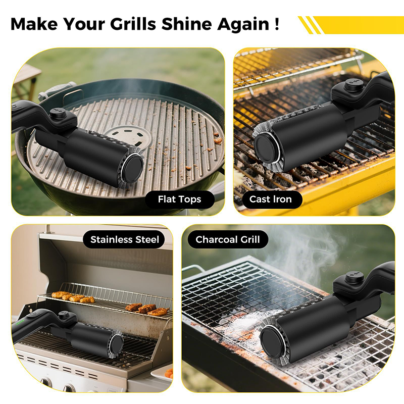 BBQ Grill Brush 3-Speed Settin - огляд і ціна Electric Smoker Bbq