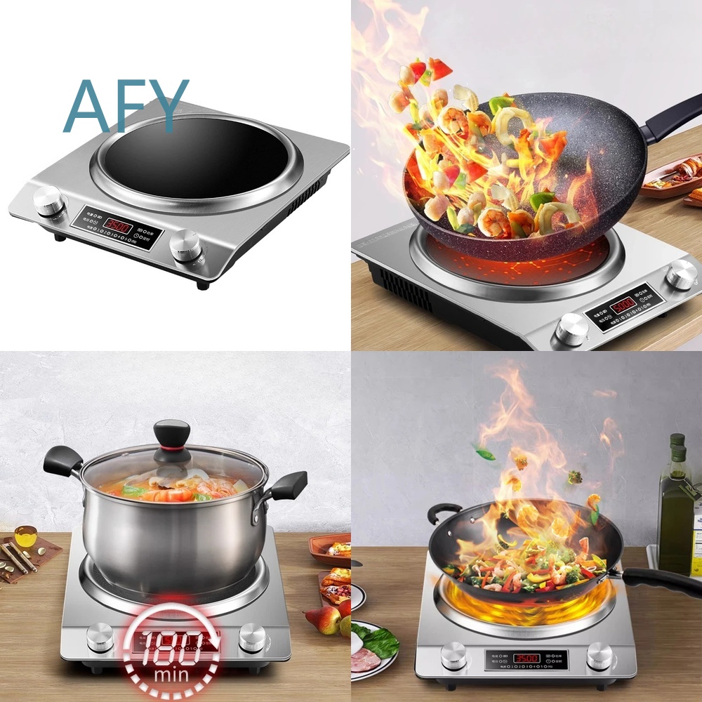 220V Concave Induction Cooktop - огляд і ціна Induction Cooktop Portable
