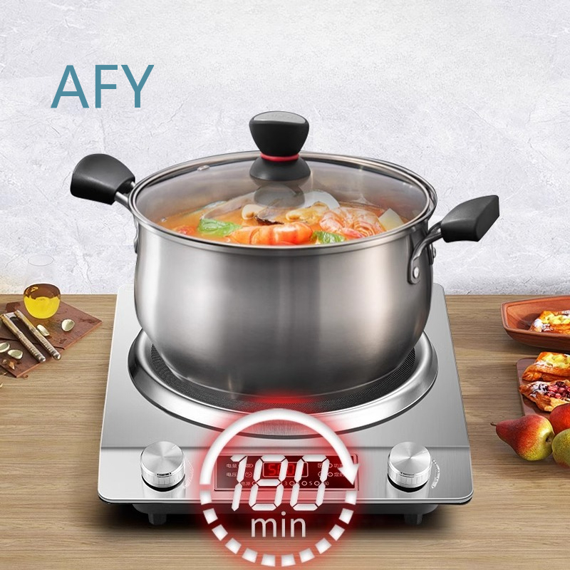 220V Concave Induction Cooktop - огляд і ціна Induction Cooktop Portable