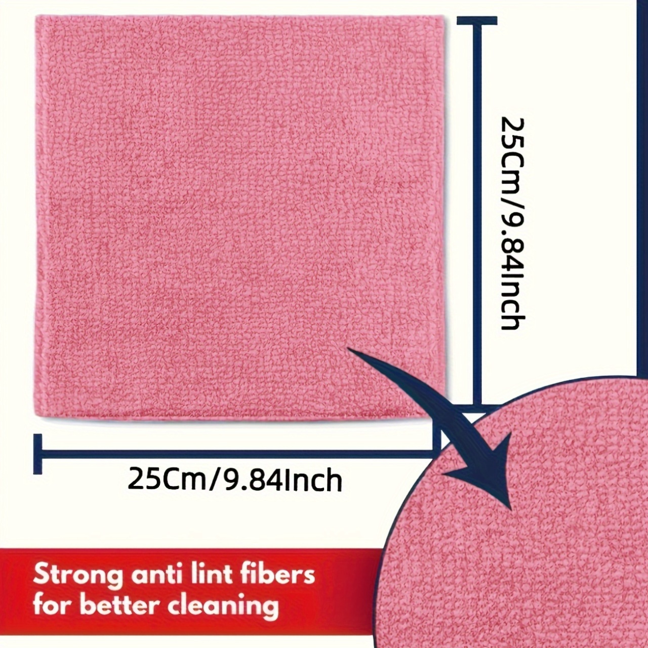 1-50Pcs Light Pink Microfiber  - огляд і ціна Kitchen Appliances Set