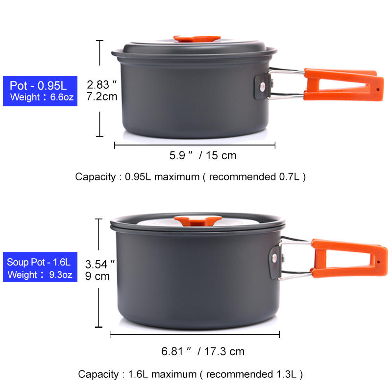 Widesea Camping Outdoor Cookwa - огляд і ціна Kitchen Appliances Set