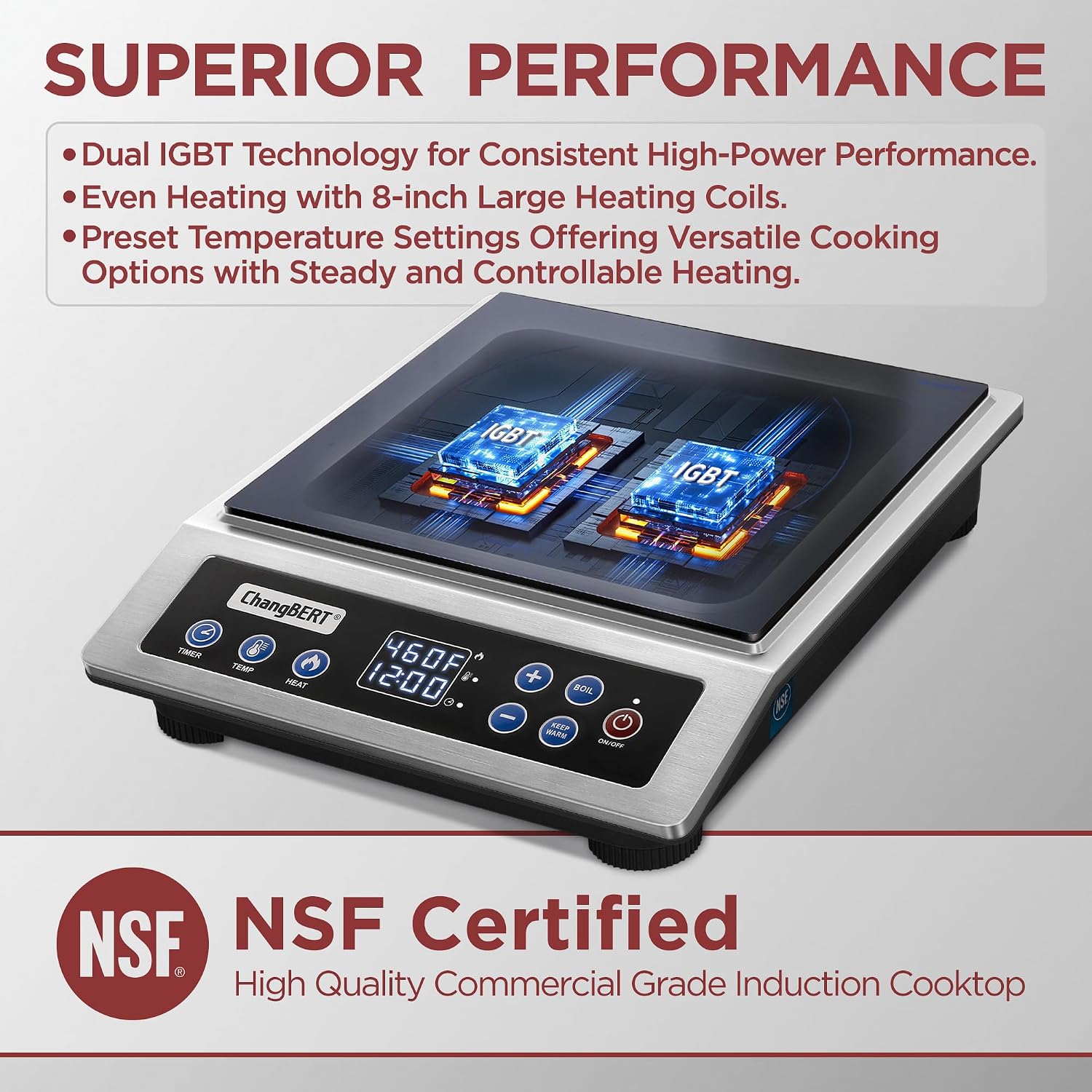 Portable Induction Cooktop Enh - огляд і ціна Induction Cooktop Portable