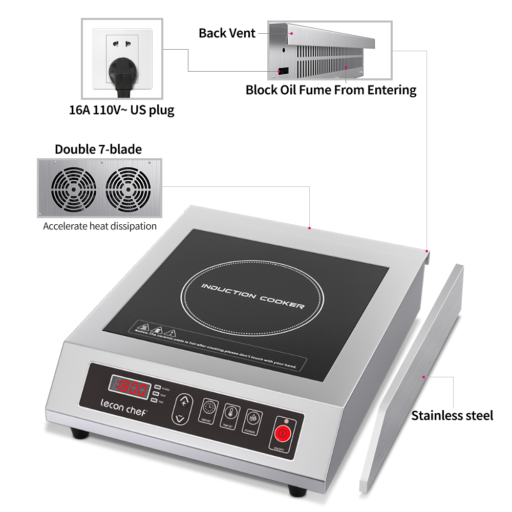 Lecon Chef Induction Cooktop C - огляд і ціна Induction Cooktop Portable