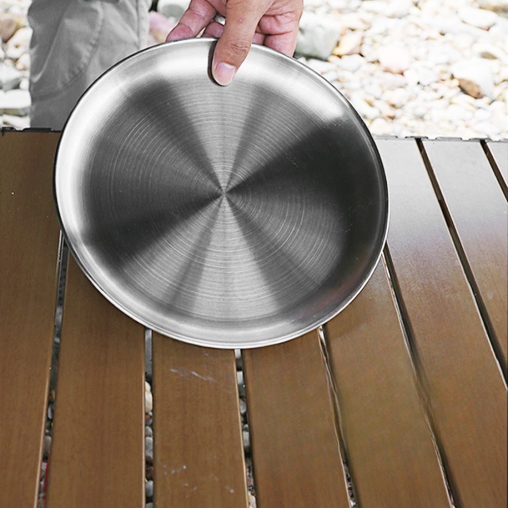1 PCS  Stainless Steel  Plates - огляд і ціна Kitchen Appliances Set