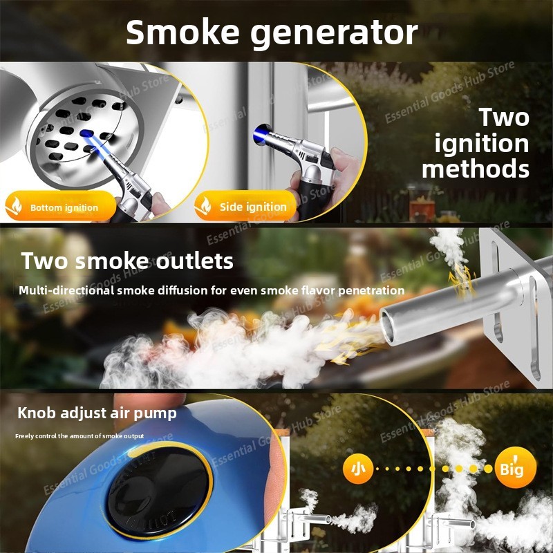 Electric Smoker Machine for BB - огляд і ціна Electric Smoker Bbq