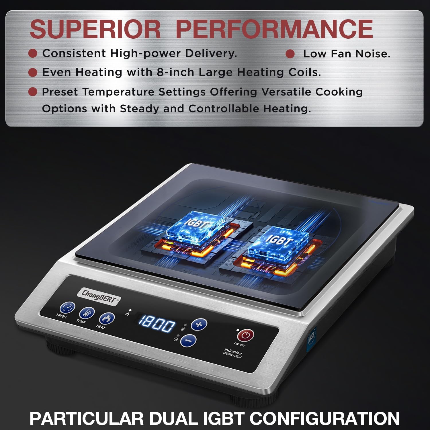 Induction Cooktop, Commercial  - огляд і ціна Induction Cooktop Portable