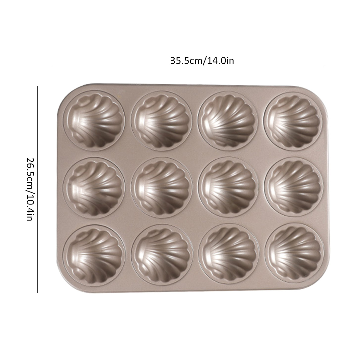 Madeleine Mold Shell Shape Bak - огляд і ціна Kitchen Appliances Baking