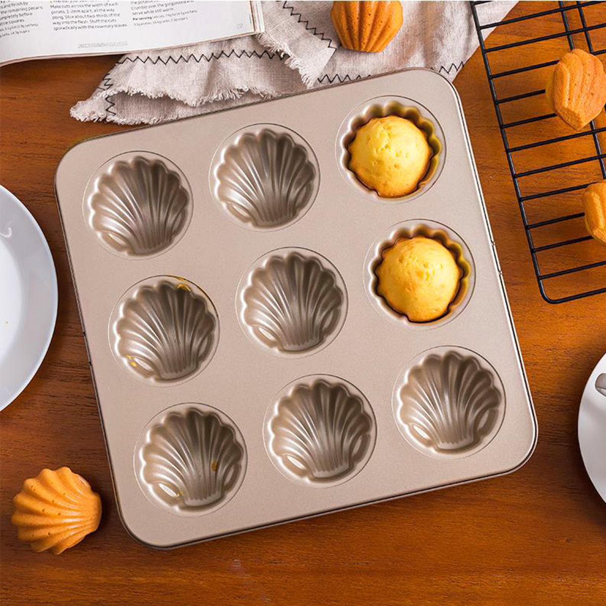 Madeleine Mold Shell Shape Bak - огляд і ціна Kitchen Appliances Baking