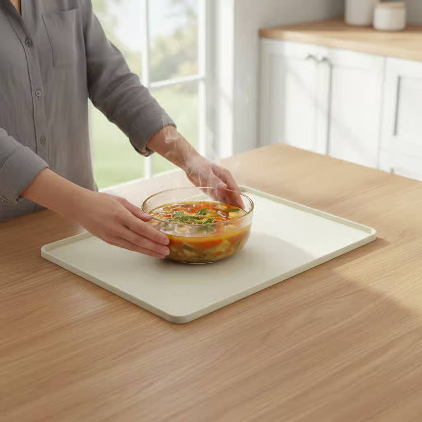 Silicone Microwave Top Mat Fle - огляд і ціна Kitchen Appliances Baking
